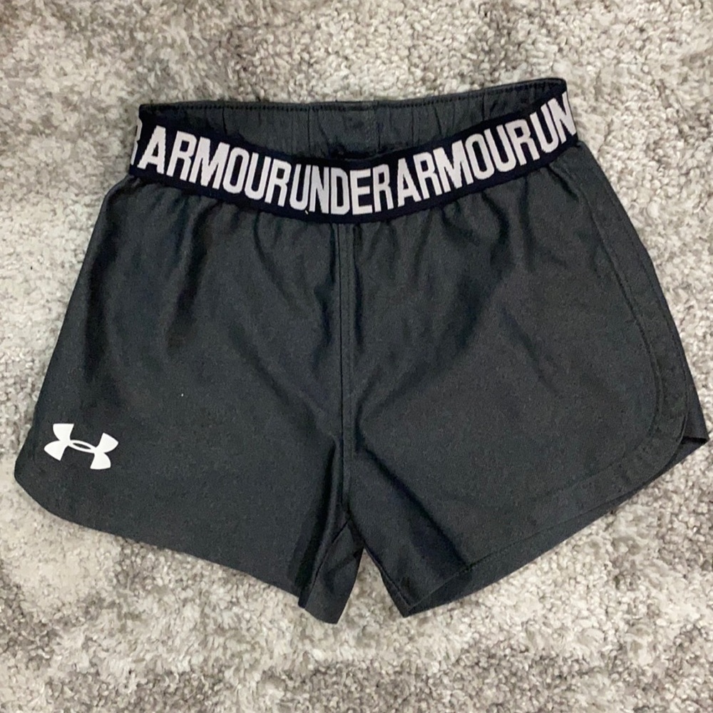 Under Armour Charcoal Grey Shorts size 5
